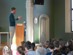 Fridolin speech at high school